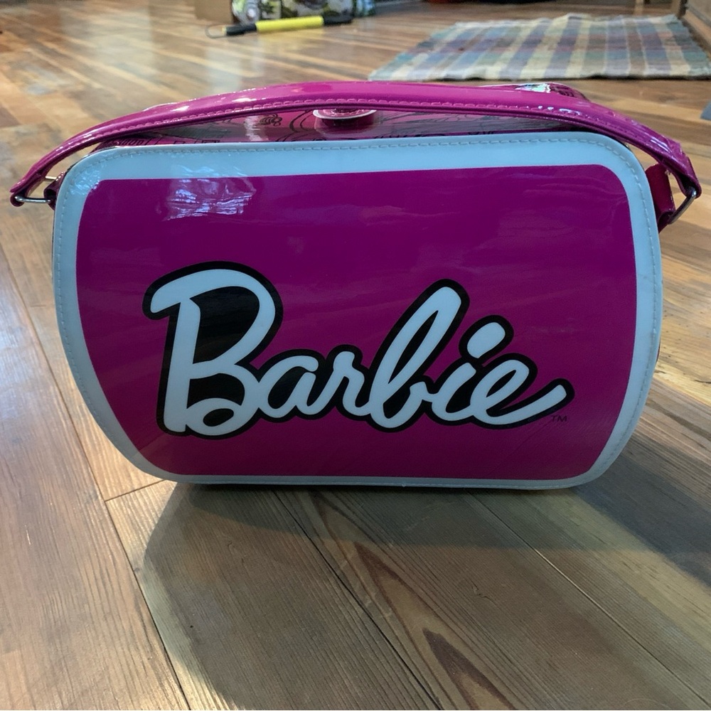 Barbie Pink and White Doll Accessory Bag